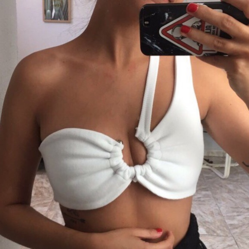 White Crop Top